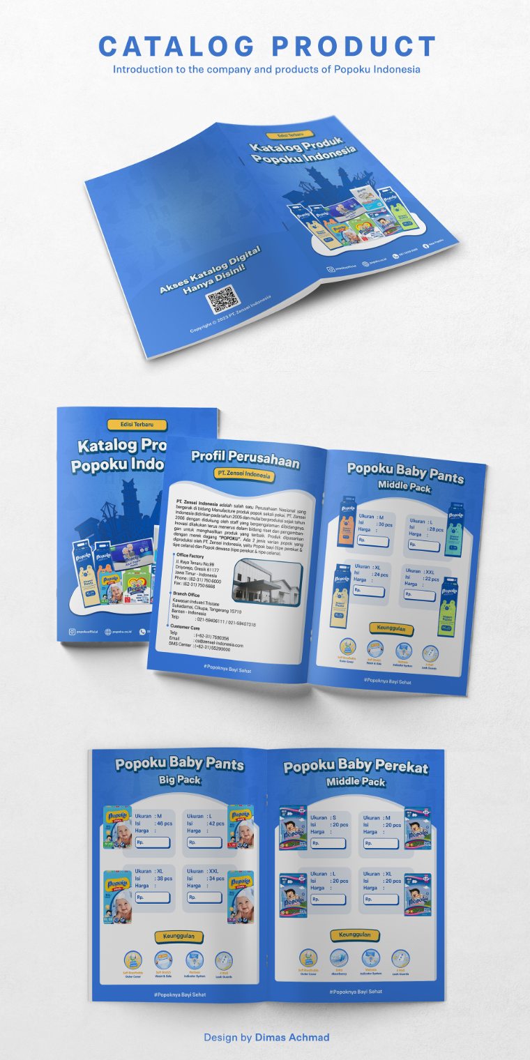 Popoku Indonesia product catalog design